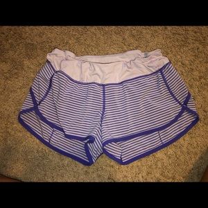 Rare purple striped lulu shorts!